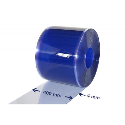 Bandes PVC en rouleaux, 4 x 400 mm, 50 m, transparentes